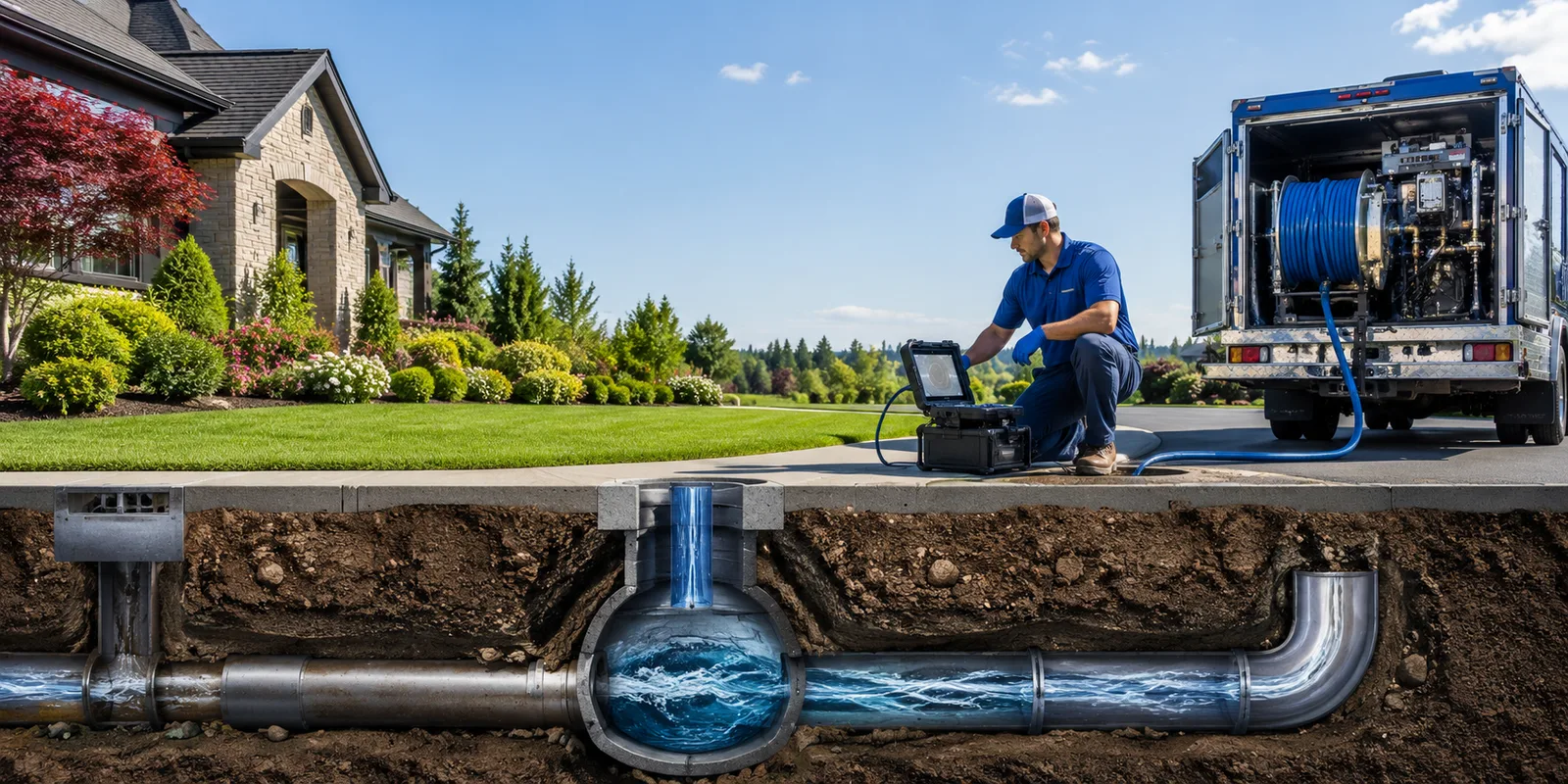 Drainage restoration information for New Park, PA